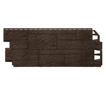 Фасадные панели ТН Оптима Песчаник, цвет Темно-коричневый